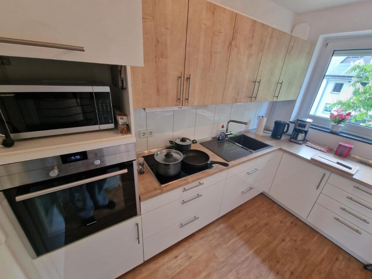 Ecocube Apartment2 Meppen14, Balkon, Kueche, Waschmaschine Esterno foto