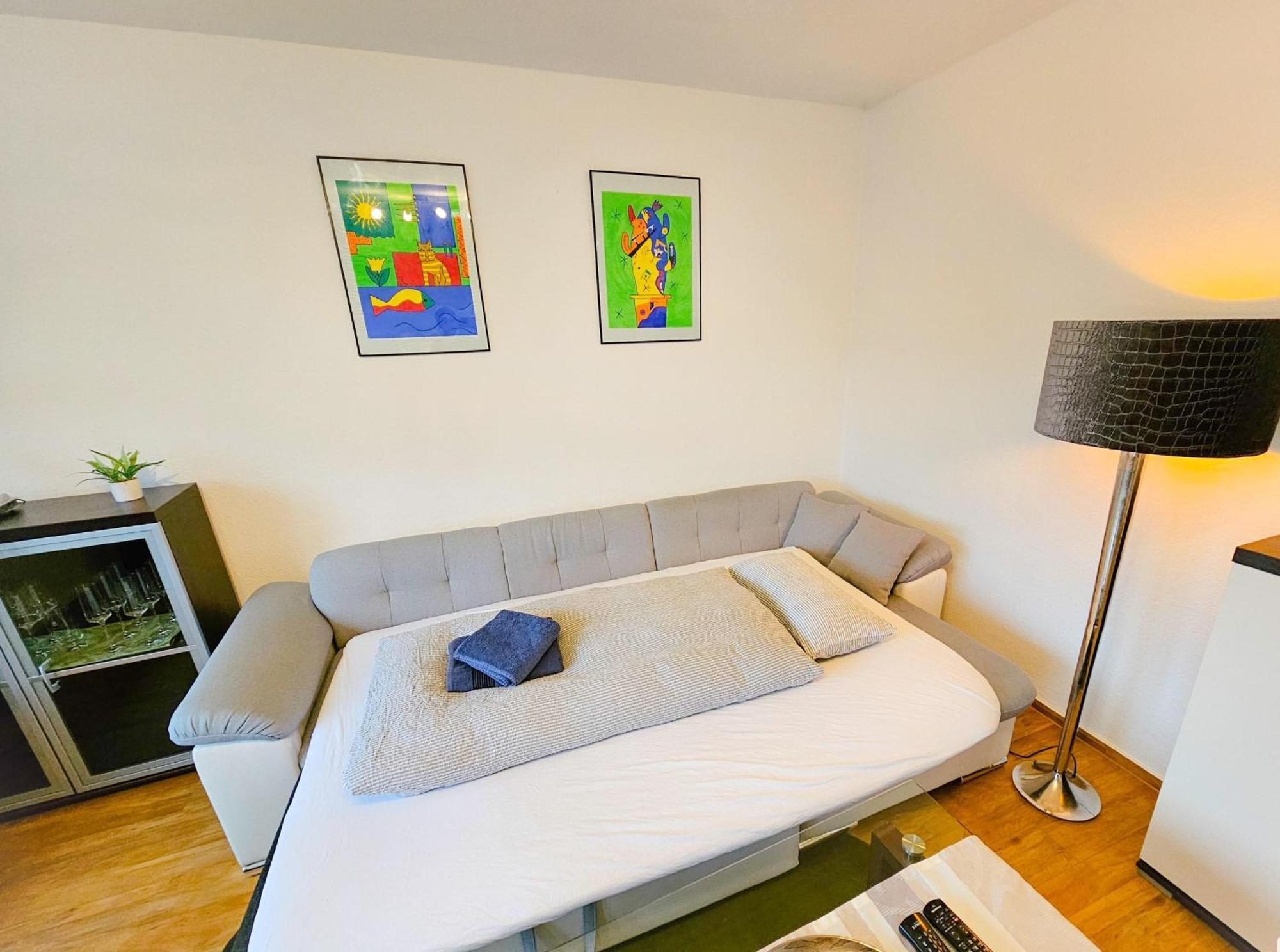 Ecocube Apartment2 Meppen14, Balkon, Kueche, Waschmaschine Esterno foto